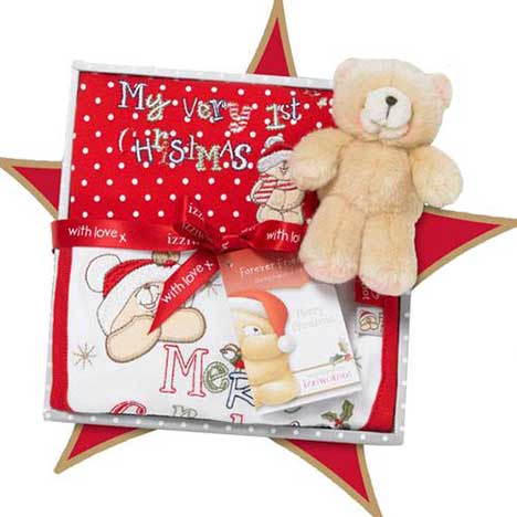 First Christmas Forever Friends Medium Box Gift Set